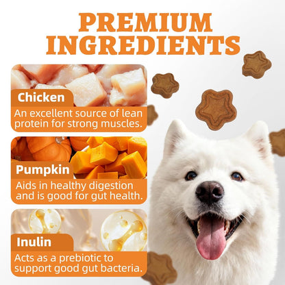 Just Try 15 OZ Pumpkin Dog Treats Biscuits Digestive Support Cat Treats Healthy Dog Treats With Pumpkin